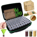 Seed Storage Organizer Box 60 Slots, with 20 Envelopes and Small Tool, Sturdy Seeds Saving Seed Bank Container Kit (Seeds not Included) by Unknown