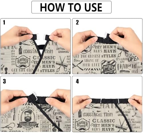 Barber Cape for Men, Professional Hair Cutting Cape for Salon Use - Image 5
