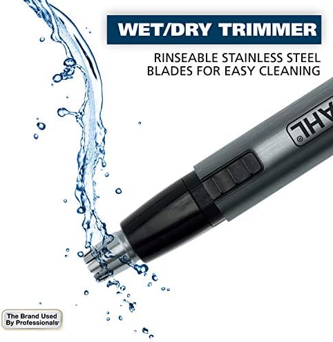 WAHL Micro Groomsman Personal Trimmer, Battery Powered | Rinseable Heads | Interchangeable Heads | For Facial Detailing | Model 05640-600 - Image 5