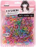 Youxuan Kids Elastics No Damage Colored Hair Bands Fashion Girls Hair Ties 1000 Count Small Size by YOUXUAN