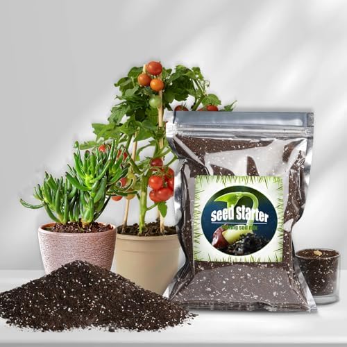 Doter Organic Seed Starter Premium Potting Soil Mix 1qt, All Natural Seed Starter Mix for Fast Germination and Vigorous Seedlings with Strong Root Systems - Image 2