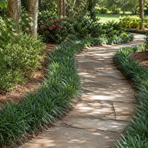 Mondo Grass 18 Pack - Evergreen Groundcover - Full Sun to Part Sun Live Outdoor Plant Loropetalum Grass Plugs - Image 3