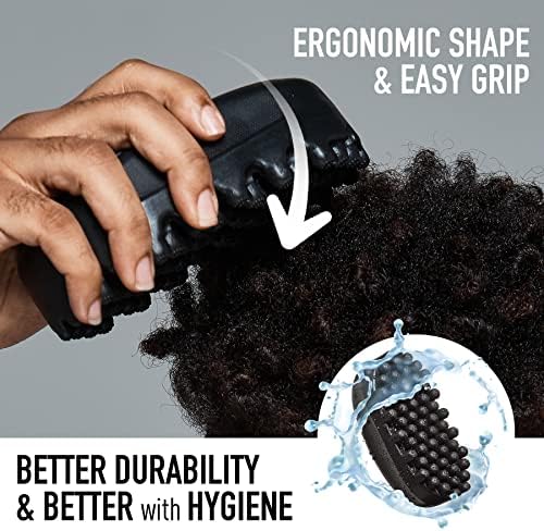 Red by Kiss Bow Wow X Twist King Luxury Twist Styler Washable, Durable, Crumb Free, Twist Brush for Afro Curl (Curved&Dense) - Image 5