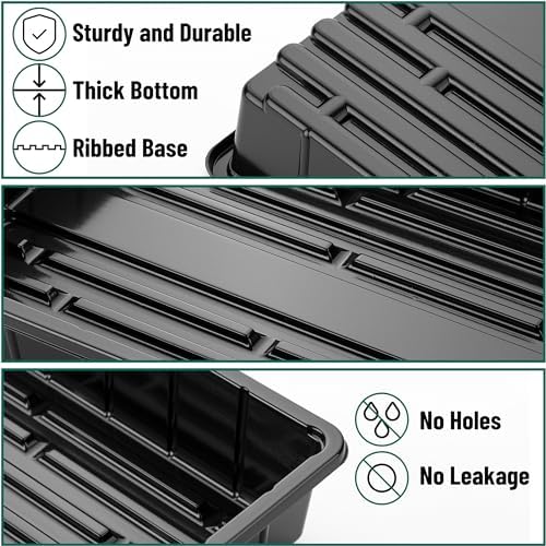 Mr. Pen- Seed Starter Trays, 5 Pack, 17"x10"x2.4" - Image 5