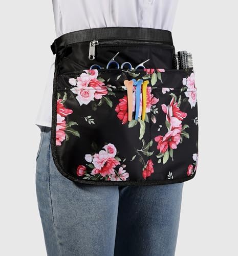 Barber Apron with 5 Pockets, Waterproof and Bleach-proof Hair Stylist Apron for Men and Women - Image 2