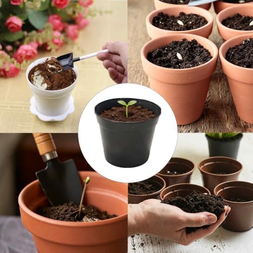 45PCS 2.7" Black Plastic Plant Pots, Mini Nursery Seedling Pot - Image 7