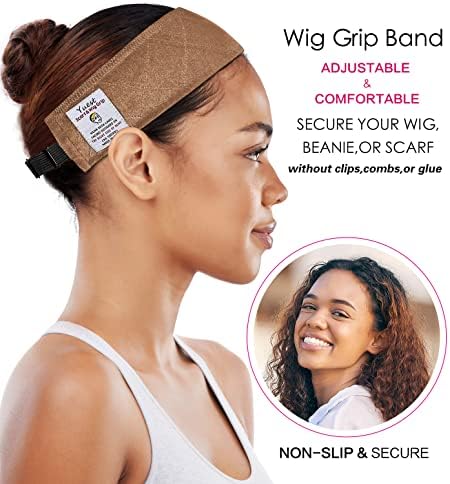Wig Grip Bands - No Slip Velvet Headband for Keeping Wigs in Place - 2 Pcs - Image 4