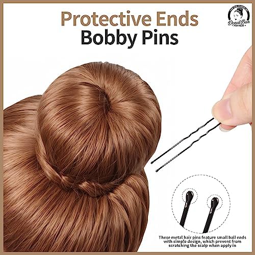 Teenitor Hair Bun Maker, 7pcs Bun Donuts for hair Buns(1 Extra-Large, 2 Large, 2 Medium, 2 Small), Light Brown - Image 4