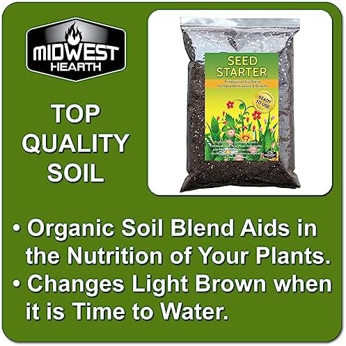 Seed Starter Natural Potting Soil Mix for Germination and Growth (Made in USA) (8 Dry Quarts) (Pack of 2) - Image 4