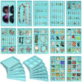 12 Set Jewelry Trays Organizer Stackable Jewelryy Display Case Storage Box for Earring Necklace Rings Bracelet Watch by MINIBIGBOX