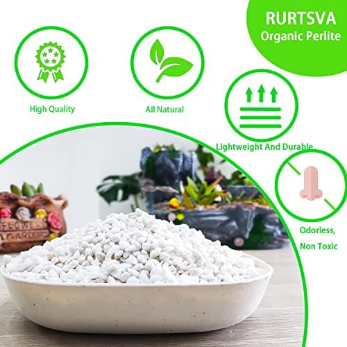 Natural Organic Perlite 10QT for Plants Potting Mix Indoor Outdoor Garden Soil Amendment for Enhanced Drainage, Seed Starter, Root Growth for Succulents, Cactus, Orchids, Money Trees, Vegetables - Image 2