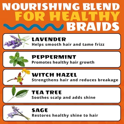 AllDay Locks Braid Gel Extreme Hold, Moisturizing Edge Control, 32 Oz Jar - Image 3
