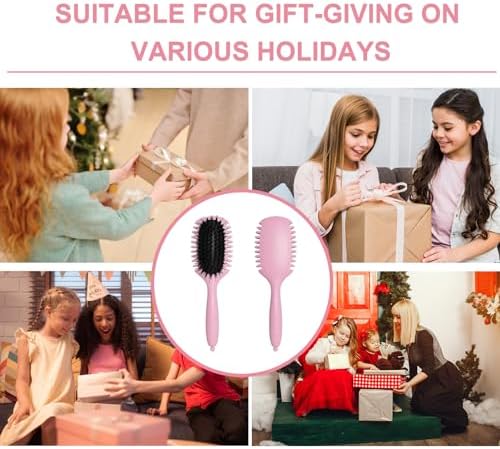 Mini Hair Curly Brush : Hair Brush for Curls Waves & Coils, Define, Volumize, Detangle Women Girls Kids Curls, Crafted from ABS plastic, For All Hair 1pack Travel Size - Image 6