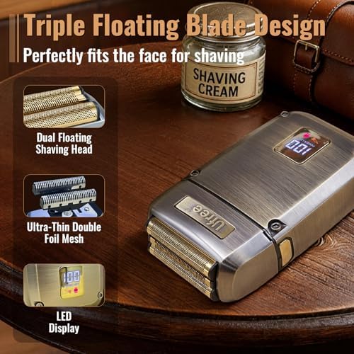 Ufree Hair Clippers for Men, Beard Trimmer, Foil Shaver 3-in-1 Grooming Kit - Image 4