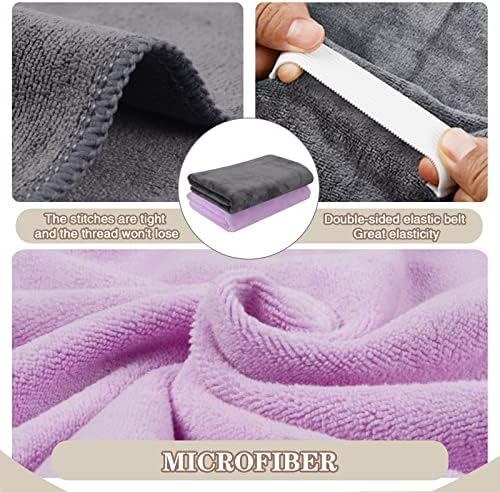SUNLAND Microfiber Hair Towel 40 X 20 inch 2 Pack Multicolour - Image 6