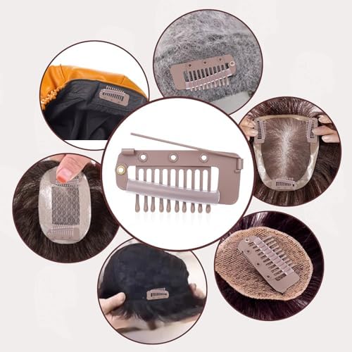Vodolo Chunni Clips with Safety Pins,8 PCS Strong Chunni Grip Dupatta Setting Clips Indian for Woman （Rose Gold） - Image 7