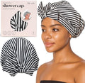Kitsch Luxury Large Shower Cap for Women - Stripe by Kitsch