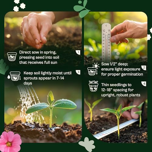 SVI 3000 Mix Crazy for Cosmos Seeds (Cosmos bipinnatus) – Cosmo Mix Wildflower Seed Packets – Easy Grow Annual, Bulk Flower Seeds for Outside Flower Garden, Containers, Flowers Beds - Image 5
