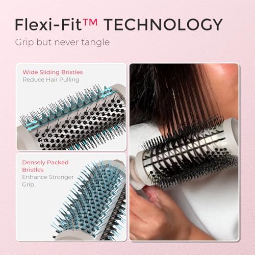 TYMO Thermal Brush Curling Brush, STYLUX 1.5" Heated Round for Blowout Look - Image 3