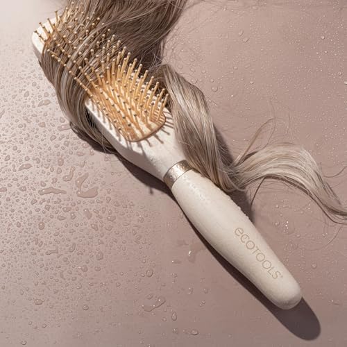 EcoTools Curl Activating Detangler Hairbrush,Gently Detangle Wet Hair,Style,Define, & Enhance Curly & Wavy Hair,Less Breakage & Fall Out,Renewable Bamboo,Vegan & Cruelty-Free,1 Count (Pack of 12) - Image 6