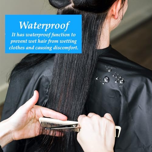 Hair Salon Capes with Snap Closure Waterproof Hairdressing Styling Hair Cutting Coloring Nylon Cape for Barber Hairdressers - Image 4