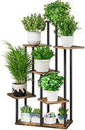 AZERPIAN 7 Tier Tall Plant Stand Indoor Corner Tiered Shelf Metal MDF Board by AZERPIAN