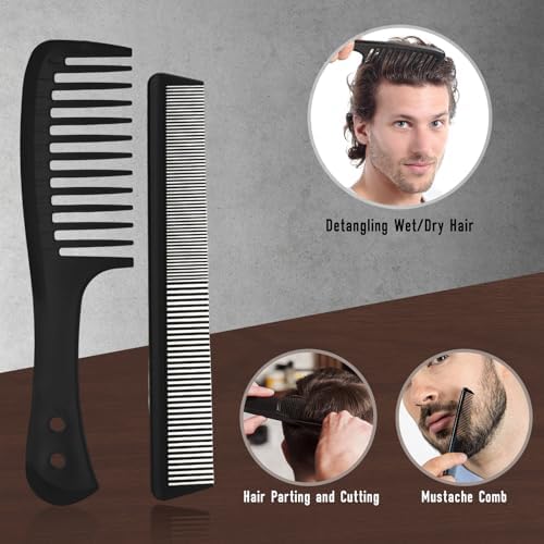 Mens Hair Brush and Beard Brush Set,Boar Bristle Beard Brush Set - Image 4