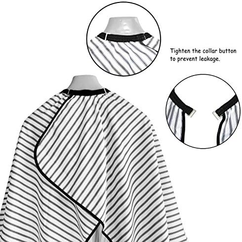 Professional Hair Cutting Cape with Hair Styling Comb,Waterproof Salon Barber Cape,Hair Cutting Accessories Hairdressing Gown - Image 5