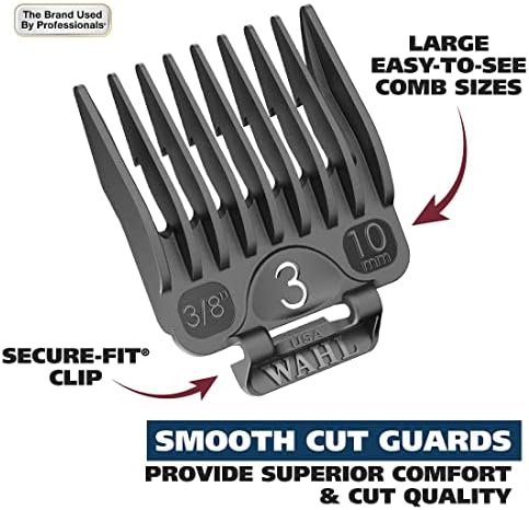 Wahl USA Chrome Pro Corded Clipper Complete Haircutting Kit for Men - Image 4
