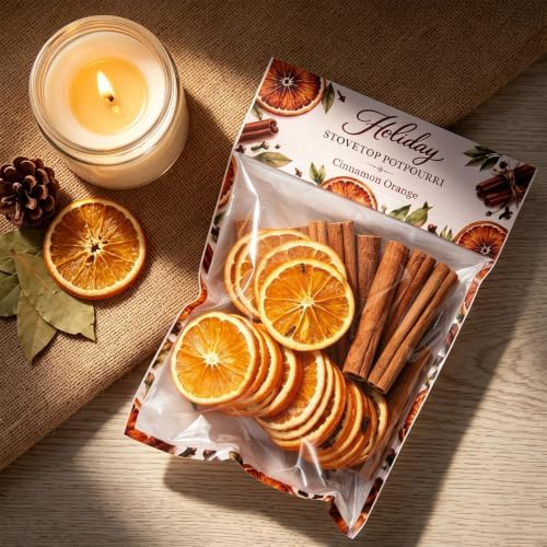 4 Pcs Christmas Simmer Pot Stovetop Potpourri 120G Pine & Spice - Image 3