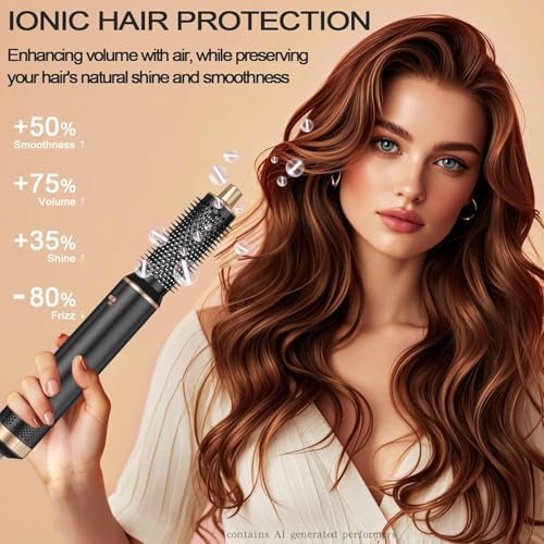 Dryhsip 5 in 1 Hair Styler & Wrap Air Curler, Low-Speed Hair Tools - Image 2