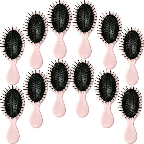 12 pcs Mini Hair Brush,Travel Detangling Brush by ZMOIVOK