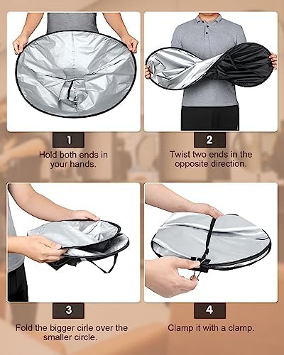 Lictin Hair Cutting Cape Umbrella with 1PCS Comb, Haircut Cape for Adults - Image 3