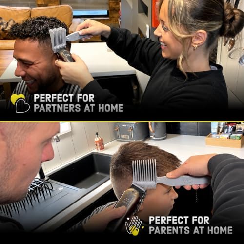 Blend Frend Original Hair Clipper Comb Left Handed – Grade 1 (3mm) | Perfect Blending Comb for Home Users & Novice Barbers | Fits All Clipper Brands | UK-Made - Image 3