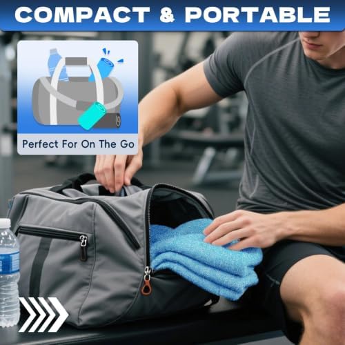 Microfiber Gym Towels for Showering Working Out Quick Dry Negative ions Large Middle Small Sizes Lightweight Gym Towel for Men Women Tennis Sports Towels for Body Hot Yoga Fitness Essentials - Image 6