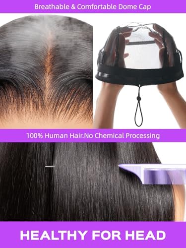24 Inch 13x6 Lace Front Wigs Human Hair Glueless Straight - Image 3