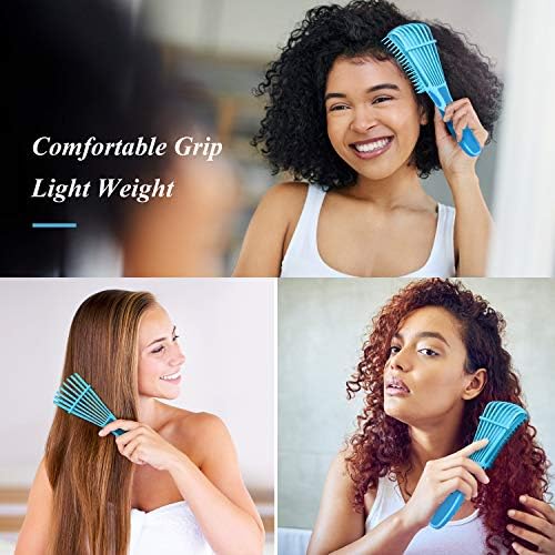 URTHEONE Detangling Brush for Black Natural Hair, 3A-4C Curly Afro Brush - Image 5