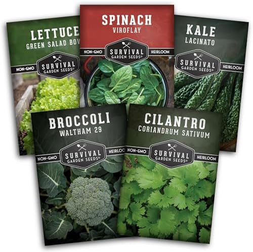 Cool Weather Garden Seeds Collection - Survival Garden Seeds by SurvivalGardenSeeds