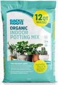 Back to the Roots 100% Organic Indoor Potting Mix (Value 12 Quart) | Promotes Healthy Houseplant Growth| Made in The USA by BacktotheRoots