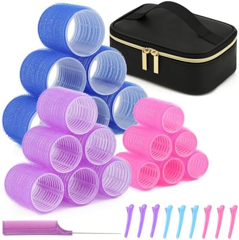 Hair Rollers Set, 29 Pcs Self Grip Heatless Hair Curlers by ARTIRNANOG