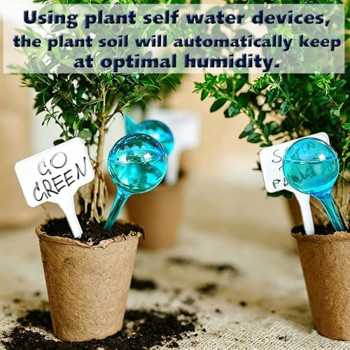 10pcs Plant Self Watering Globe Stakes, Plant Watering Stakes Automatic Plant Watering Bulb System Spikes, Flower Automatic Watering Device, Garden Self Waterer for Indoor Outdoor Plant - Image 2