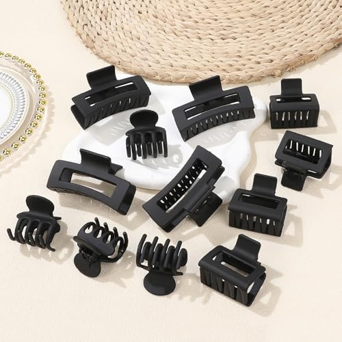 SMKSL 12 Pcs Hair Claw Clips for Women & Girls 3 Styles Hair Accessories - Image 5