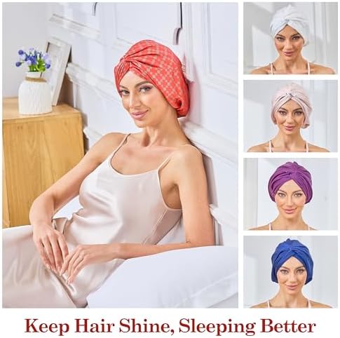 Adjustable Silk Bonnet Satin Curly Hair Wrap for Sleeping Women Anti-Frizz - Image 7