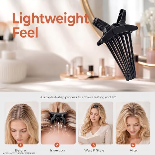 Hair Volume Clip, Root Clips for Curly Hair Volume, Root Lift Styling Tool - Image 4