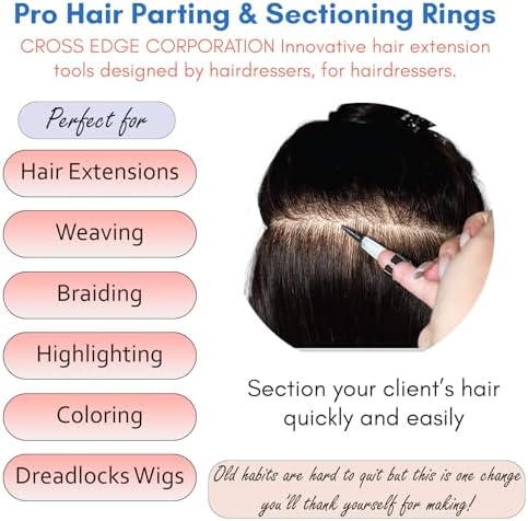 Hair Parting Ring for Braiding and Extensions, CEC12 - Image 4