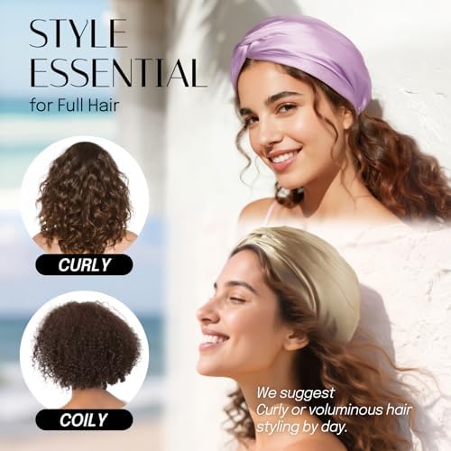 OLESILK Silk Hair Bonnet for Sleeping Women, 100% Mulberry Silk, Anti-Frizz - Image 7