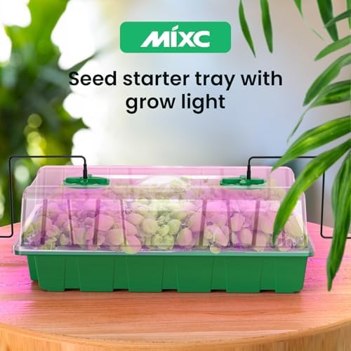 MIXC 2 Pack Seed Starter Tray with Grow Light, 80Cell Indoor Plant Grow Kit - Image 7