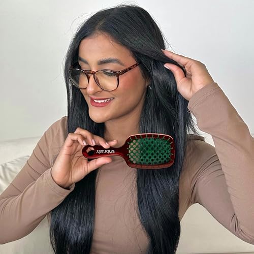 UNbrush Mini Holiday Hair Brush for Pain-Free Brushing On All Wet/Dry Hair Types - Image 6