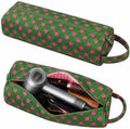 Slim Quilted Hair Tools Travel Case Styling Tools, Wide-Open Design by Canumer