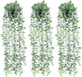 YAYUZEST 3pcs 24" Fake Hanging Eucalyptus Plant for Bathroom Wall Art Decor by Unknown